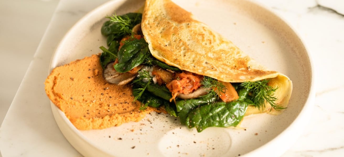 A mouth watering omelette!
